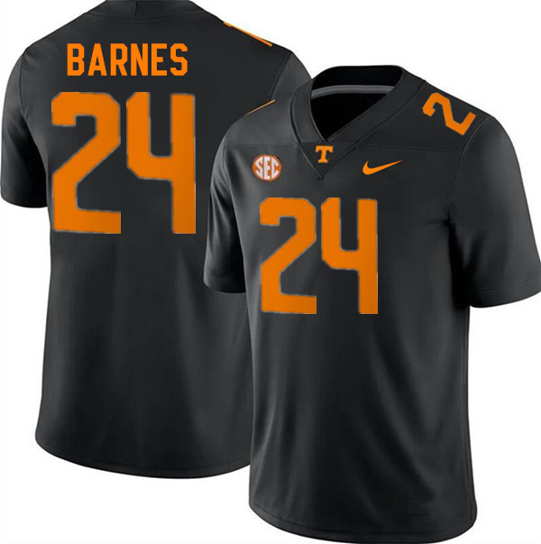 Men #24 Hunter Barnes Tennessee Volunteers College Football Jerseys Stitched-Black